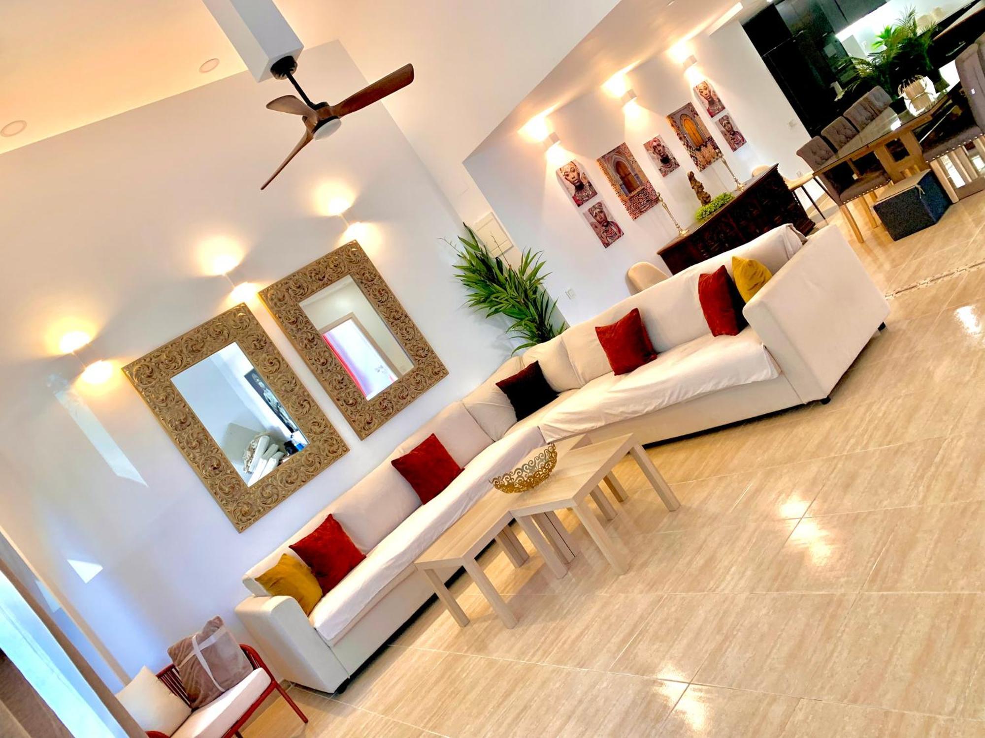 Amplia Vivienda New Para12 Pers A 4 Min Caminando De Playa Con Terraza, Piscina Com, Wifi, Ventiladores De Techo, Lavavajillas Roquetas de Mar Eksteriør billede